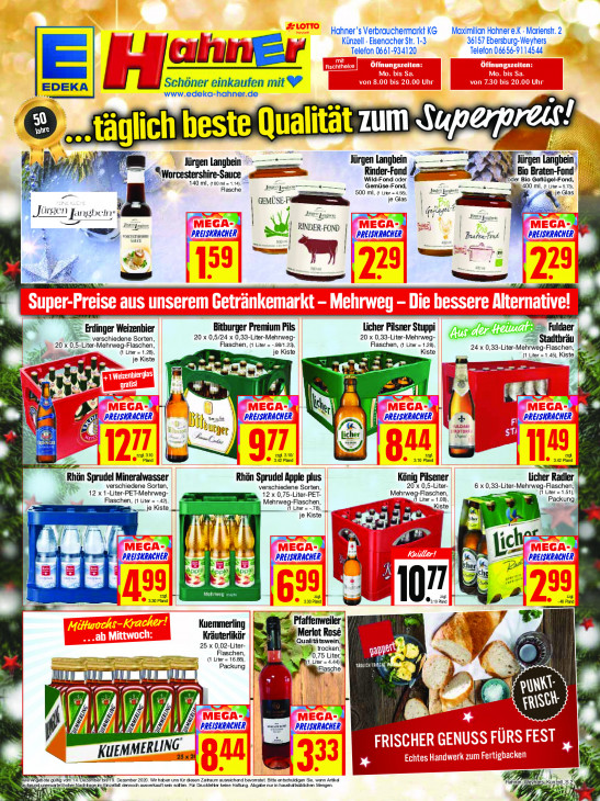 Edeka Prospekt Angebote ab 14.12.2020 bis 19.12.2020 Seite 2