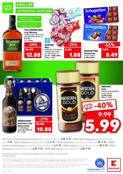 Kaufland Prospekt Angebote ab 12.03.2020 bis 18.03.2020 Seite 40