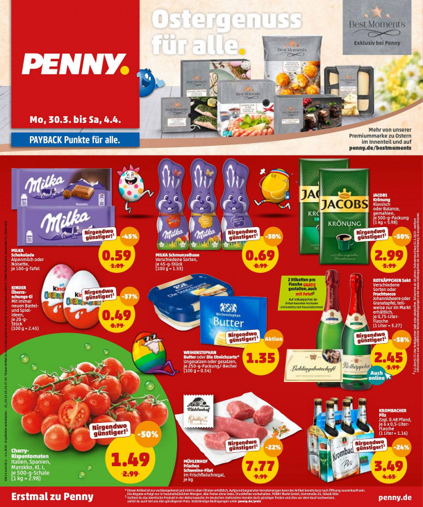 Penny Prospekt Angebote ab 30.03.2020 bis 04.04.2020 Seite 1