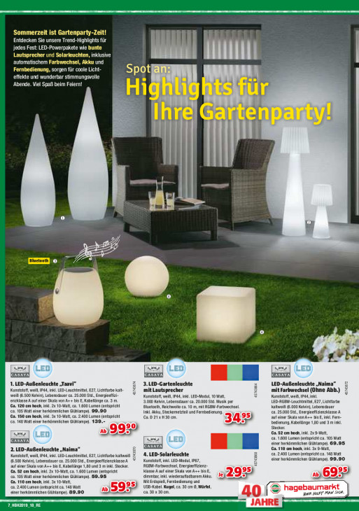 Hagebaumarkt Prospekt Angebote ab 18.05.2019 bis 25.05.2019 Seite 13