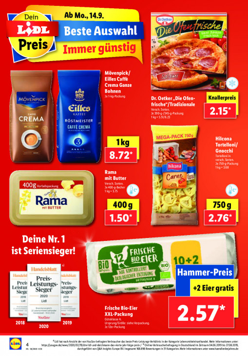 Lidl Prospekt Angebote ab 14.09.2020 bis 19.09.2020 Seite 4