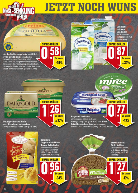 Edeka Prospekt Angebote ab 28.09.2020 bis 02.10.2020 Seite 20 EDEKA ANGEBOTE