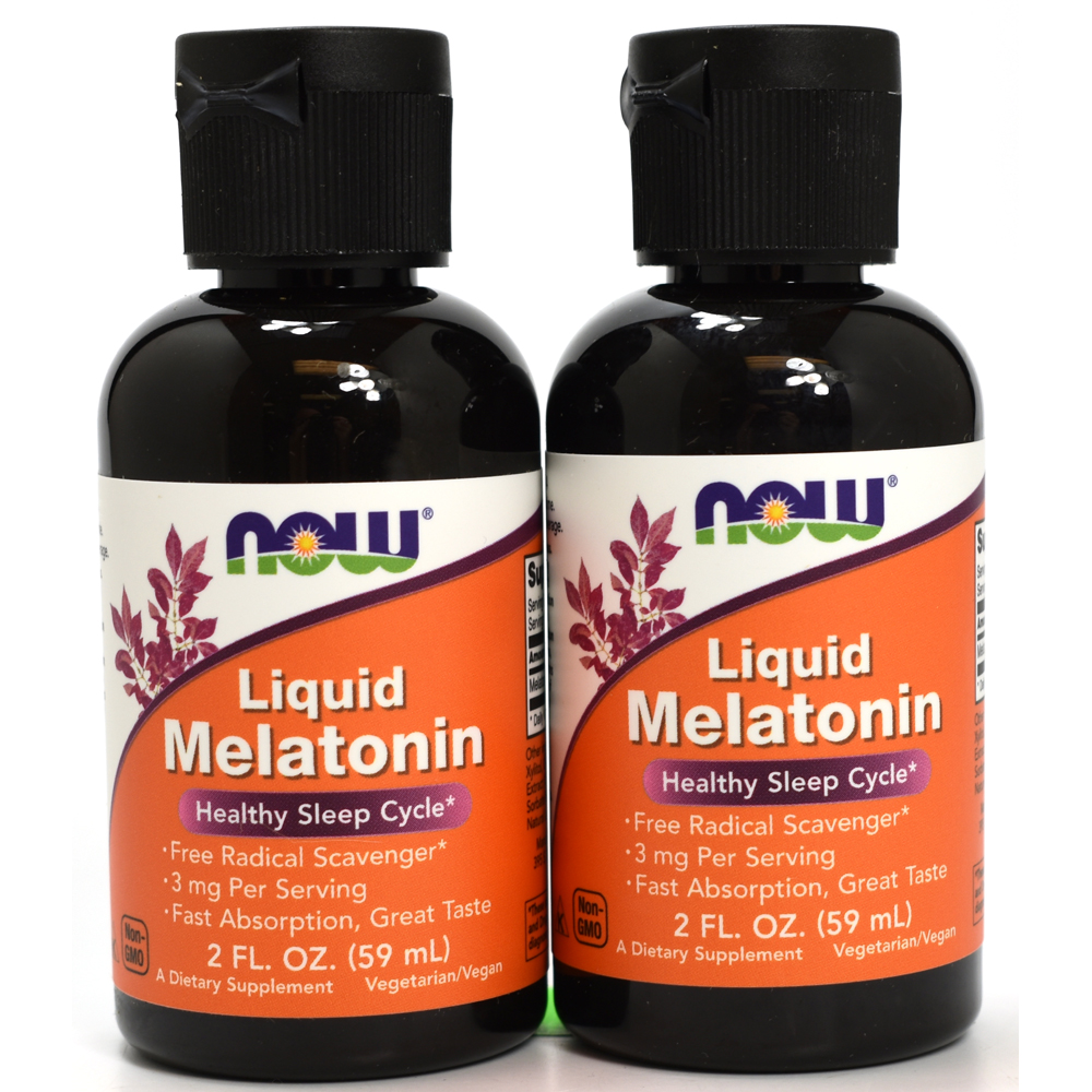 NOW Foods Liquid Melatonin 2 oz (Pack of 2) 733739032614 eBay