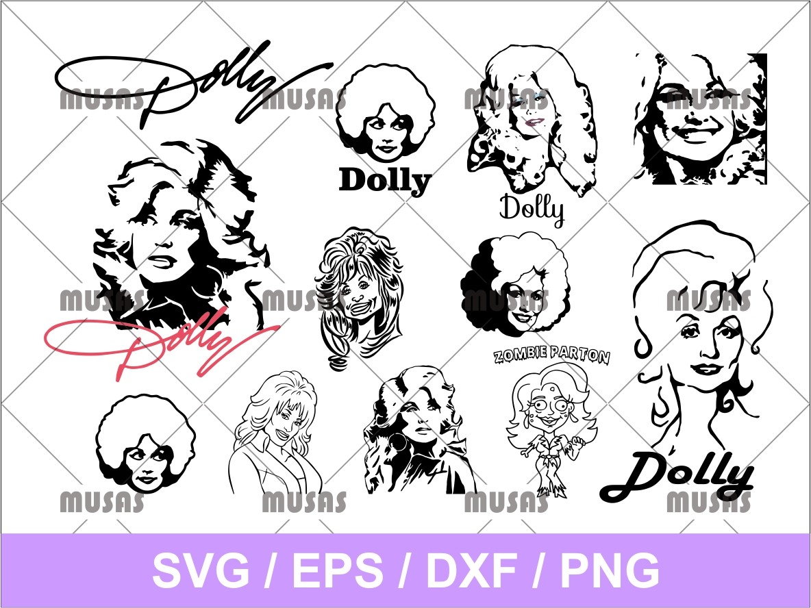 Dolly Parton SVG Vectorency
