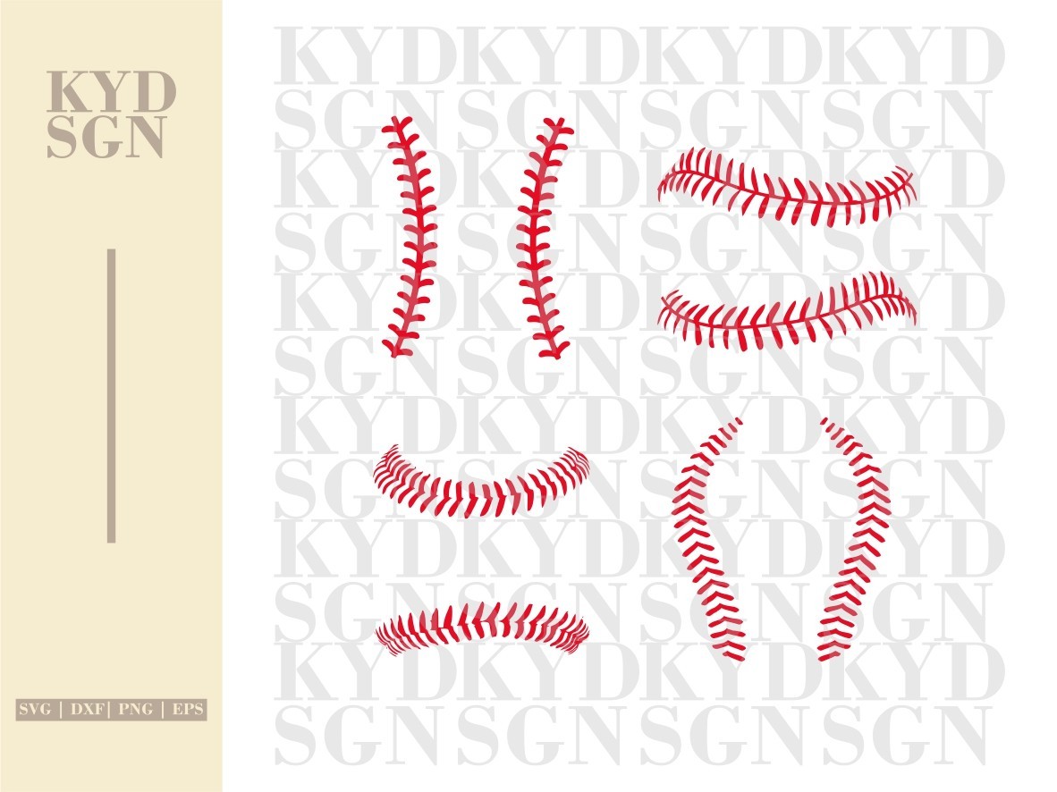 Baseball Laces SVG Vectorency