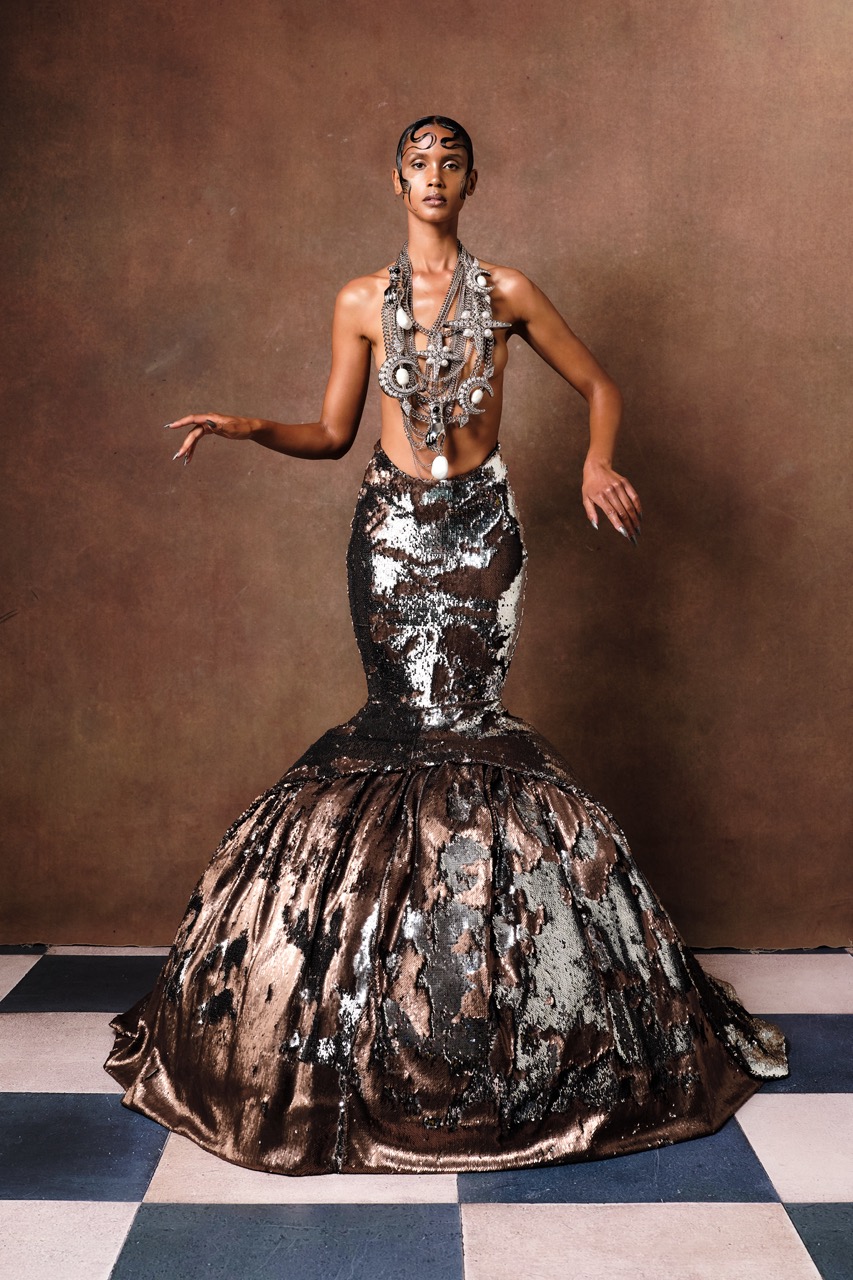 Fighting For Fluidity Harris Reed Spring 2023 at London Fashion Week