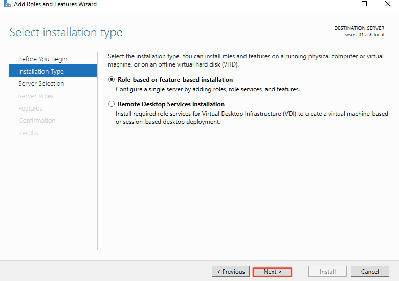 Part 1 How to Install WSUS Role on Server 2019/2022 VMAnalyst