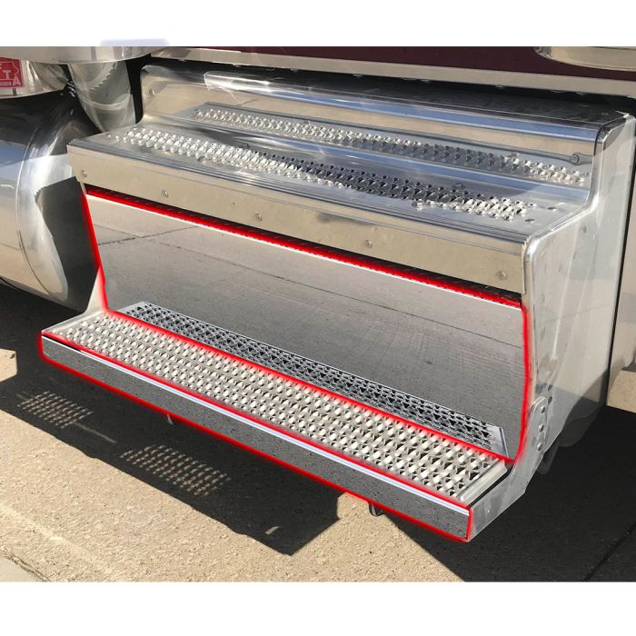 2018 + Peterbilt 389 Passenger DPF Trim Kit VMax Truck Sales