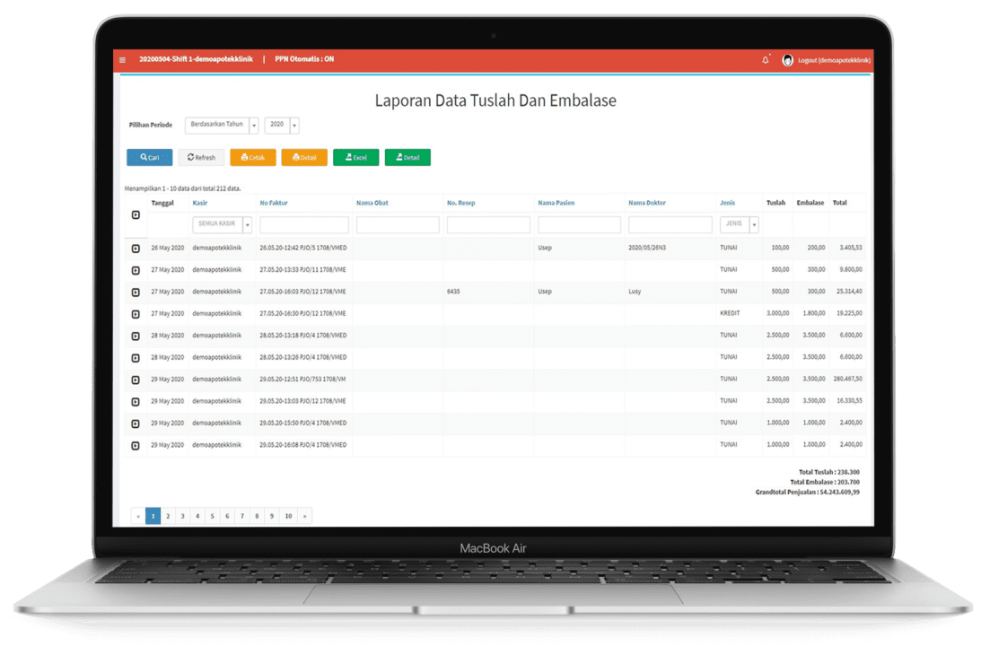Script aplikasi apotek Vmedis Aplikasi Apotek Terbaik