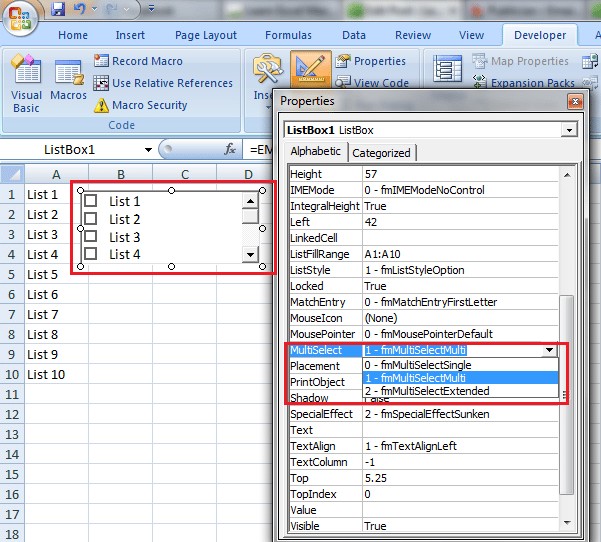 Excel Macro Tutorial How to Use ListBox in Excel Let's excel in Excel