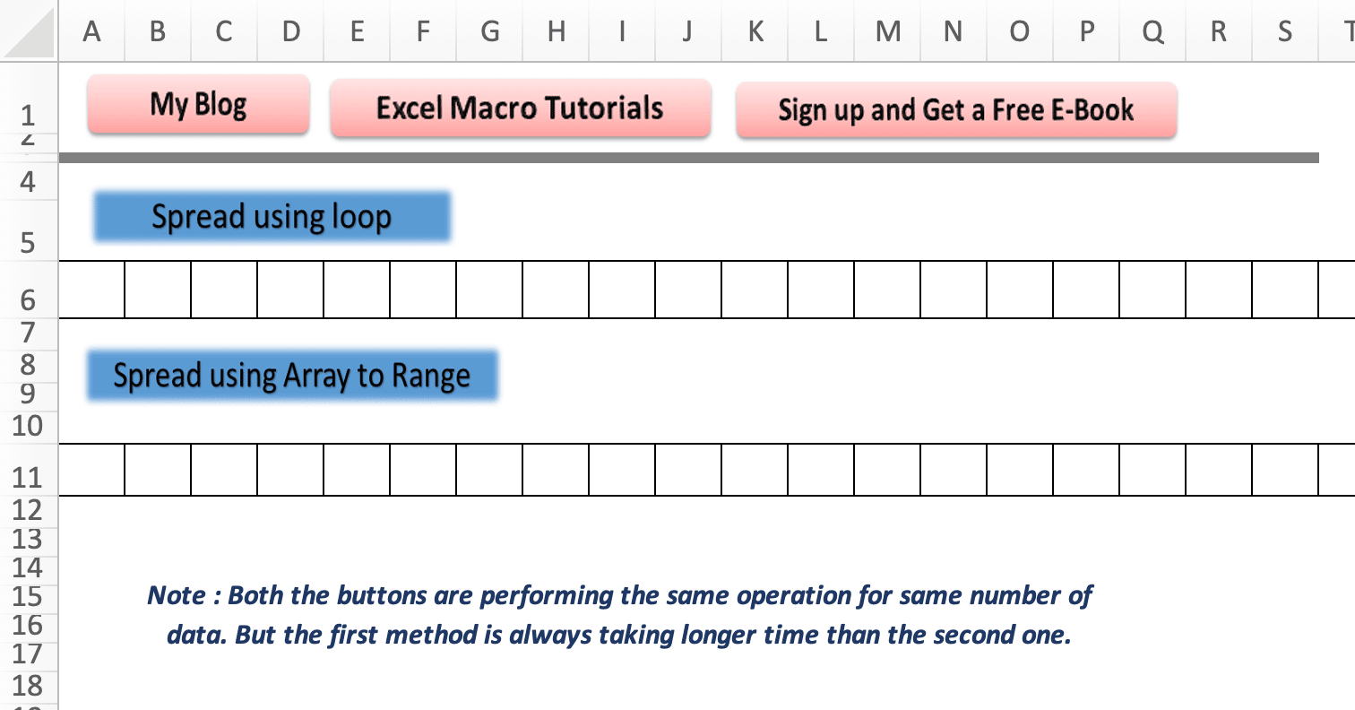 Spreading an Array values across Columns in Excel VBA Let's excel