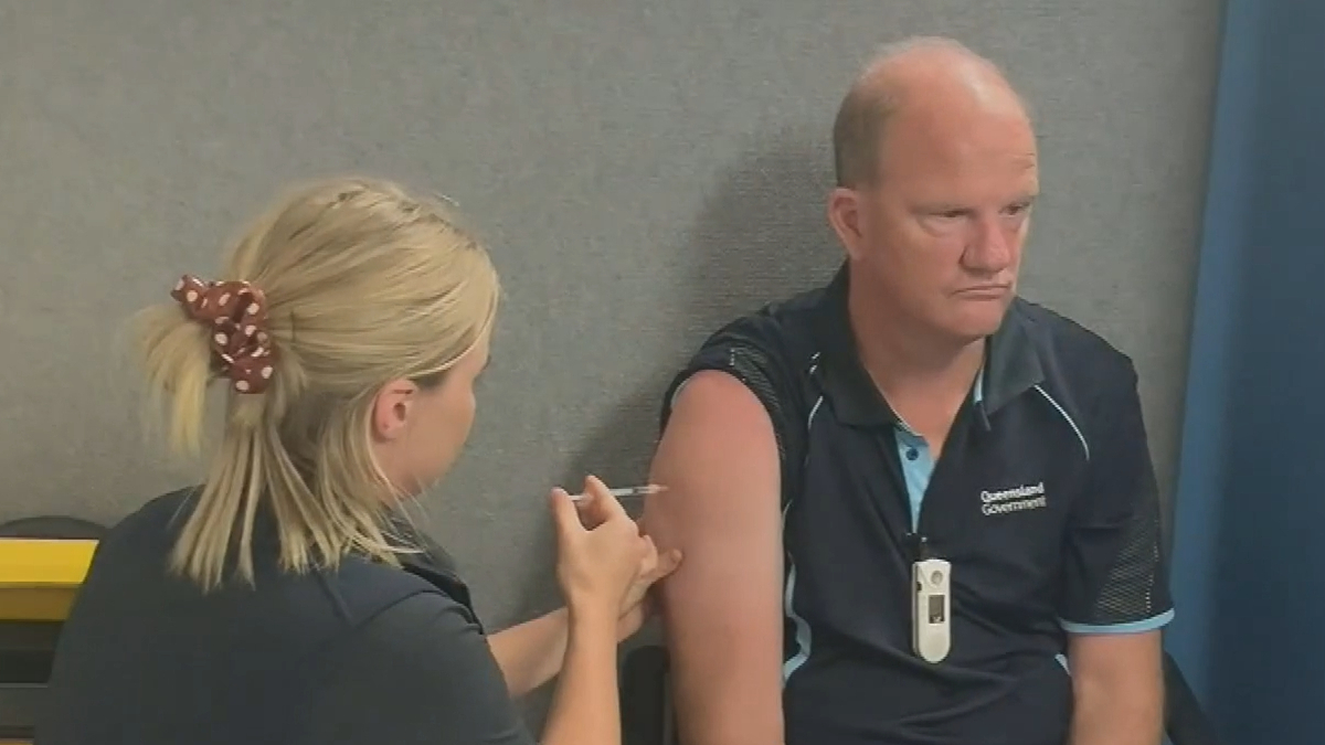 Credit.andrew testa for the new york times. AstraZeneca vaccine rollout out in Queensland