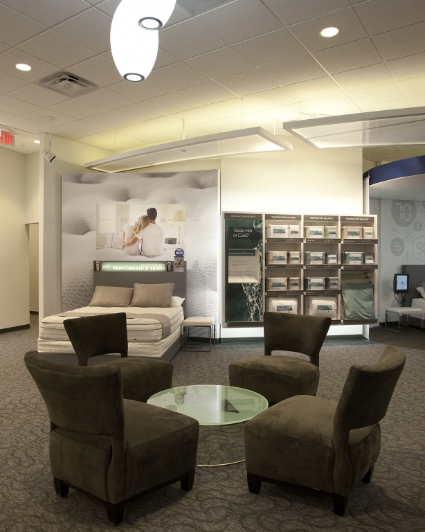 Sleep Number by Select Comfort Visual Merchandising and Store Design