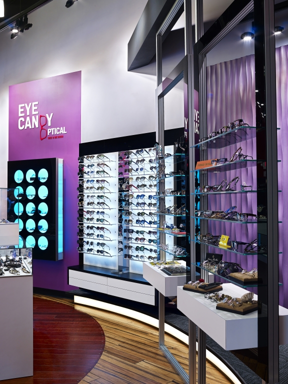 Eye Candy Optical, Cleveland Visual Merchandising and Store Design