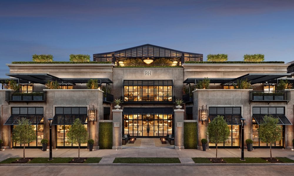 Restoration Hardware Opens Massive, 3Level Store in Dallas Visual