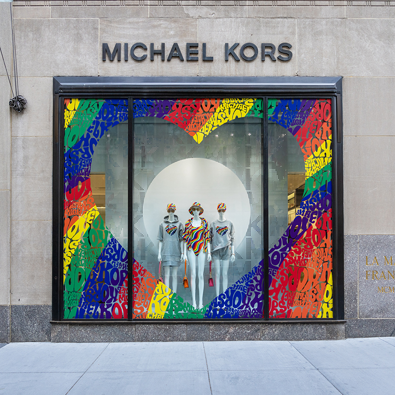 PHOTOS Fashion Retailers Splash Rainbows on Window Displays for Pride