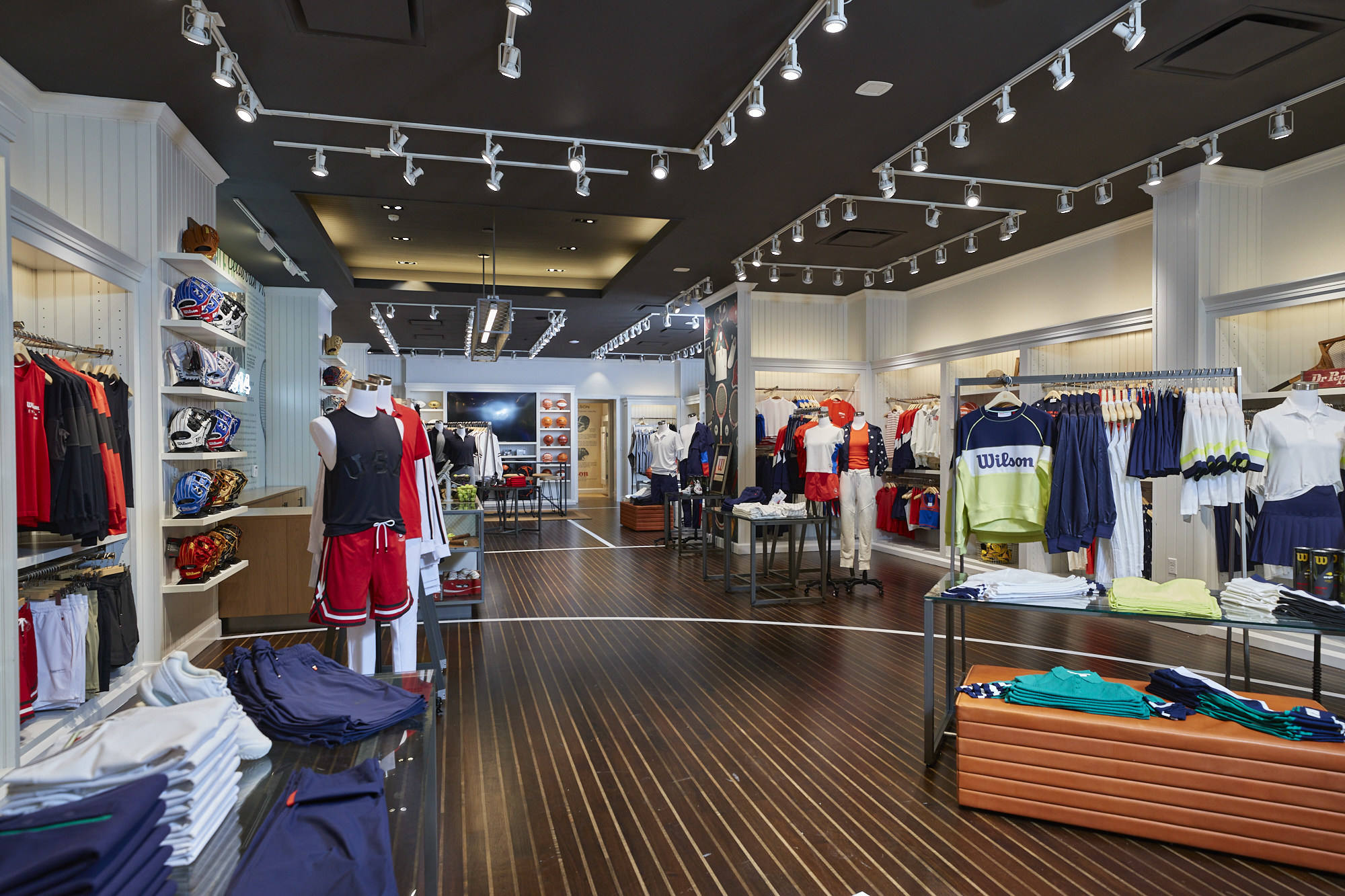 Wilson Opens First Store Visual Merchandising and Store Design