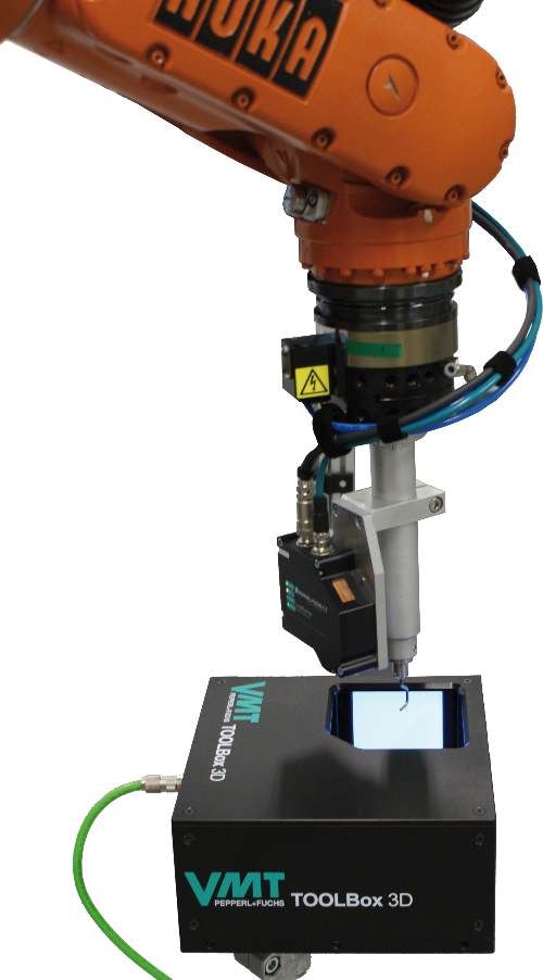 VMT TOOLBox 3D Tool Center Point (TCP) Kontrolle und Ermittlung