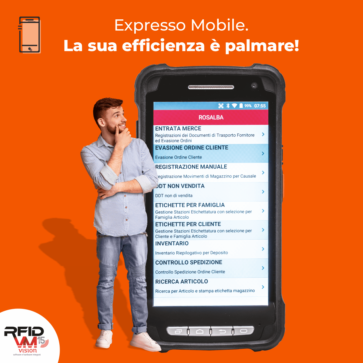 Expresso Mobile la sua efficienza è “palmare” VM Vision