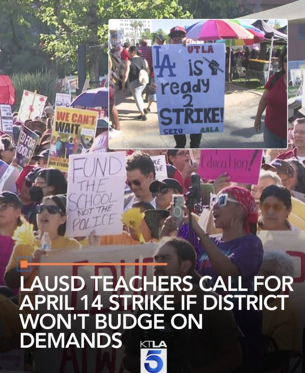 LA teachers announce possible strike April 14, 2026, putting 400,000
