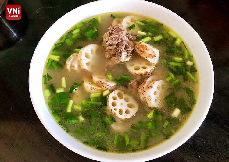 LOTUS ROOT AND PORK BONE SOUP VniFood