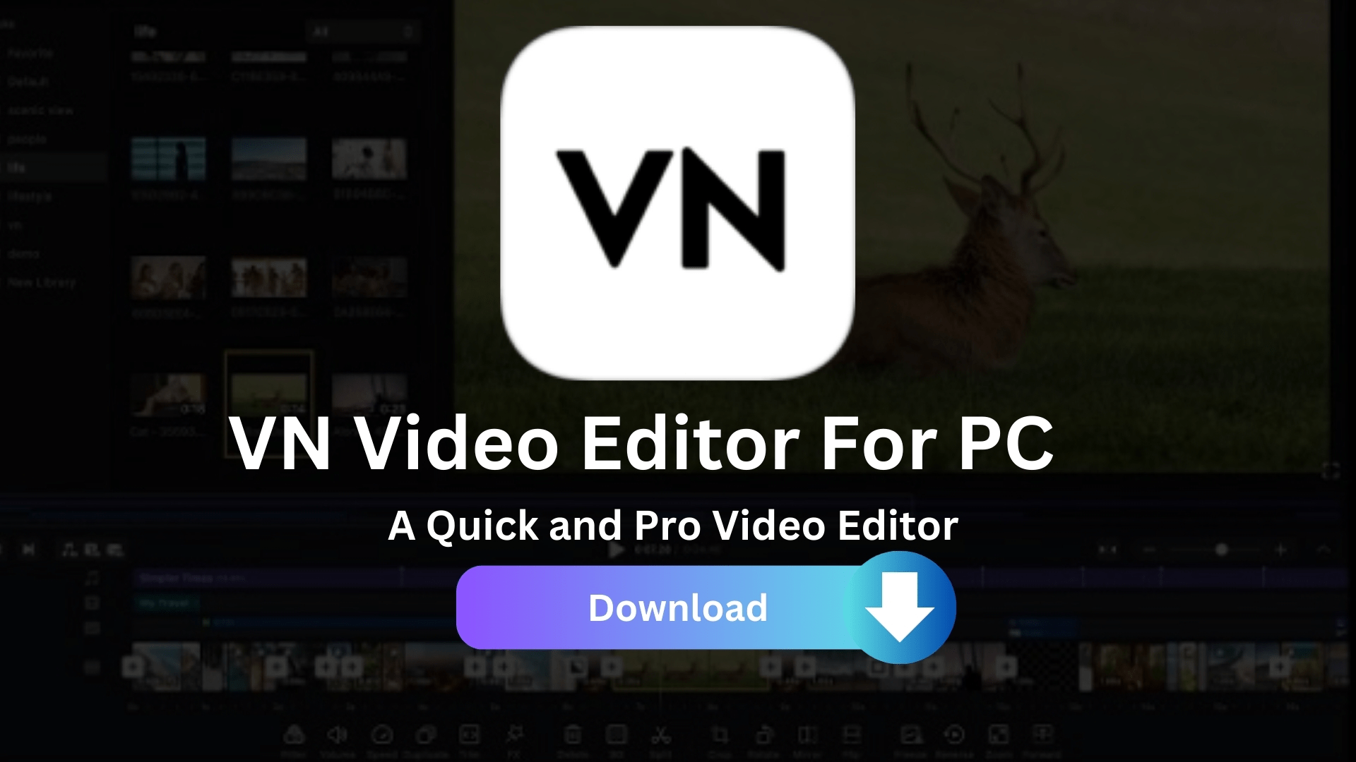 VN Video Editor for PC - Powerful & Professional Video Editor