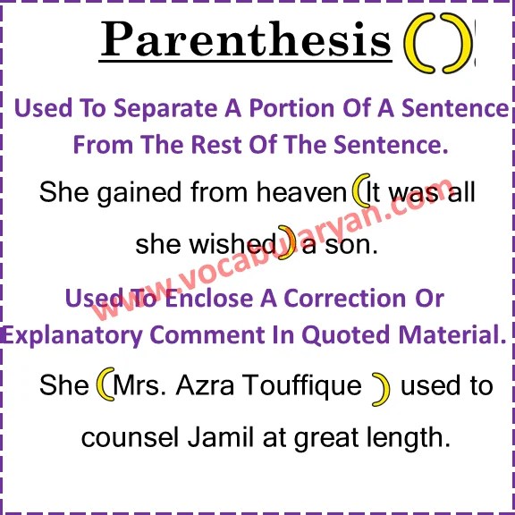 Punctuation Marks with Rules and Examples PDF VocabularyAN