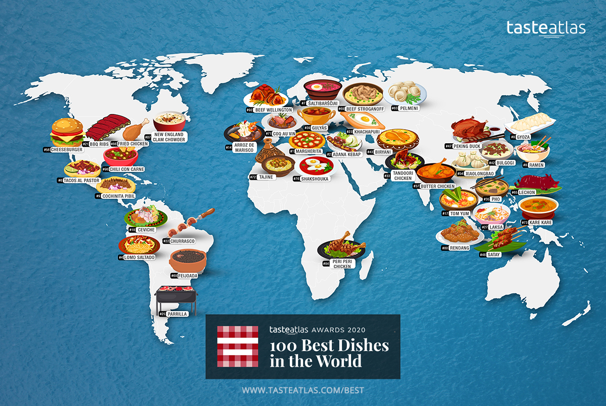 Los 100 mejores platos del mundo La Voce d'Italia