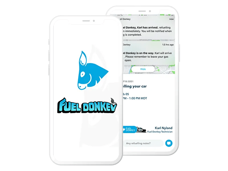 Fuel Donkey fuel delivery app Vog App Developers