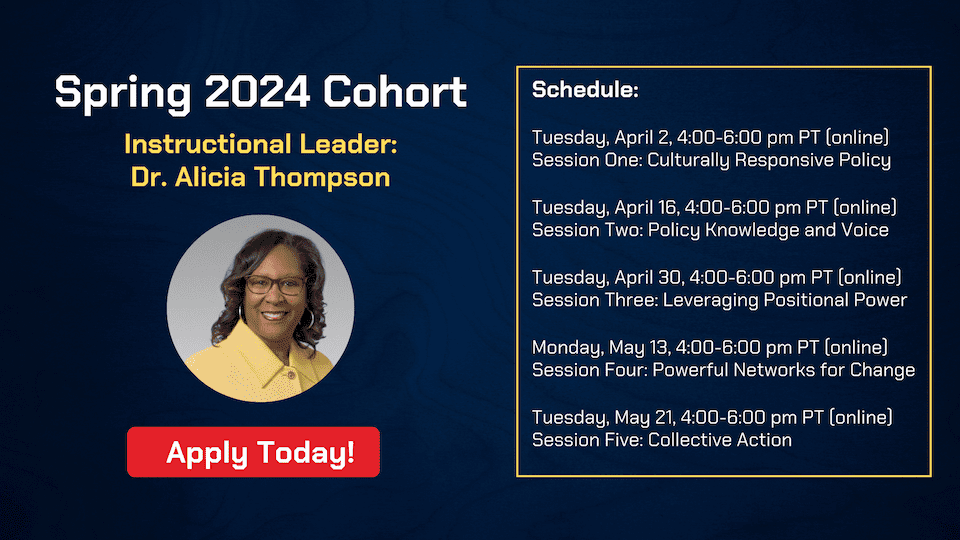 SPRING 2024 WOMEN SUPERINTENDENTS’ POLICY LEADERSHIP ACADEMY Voice4Equity
