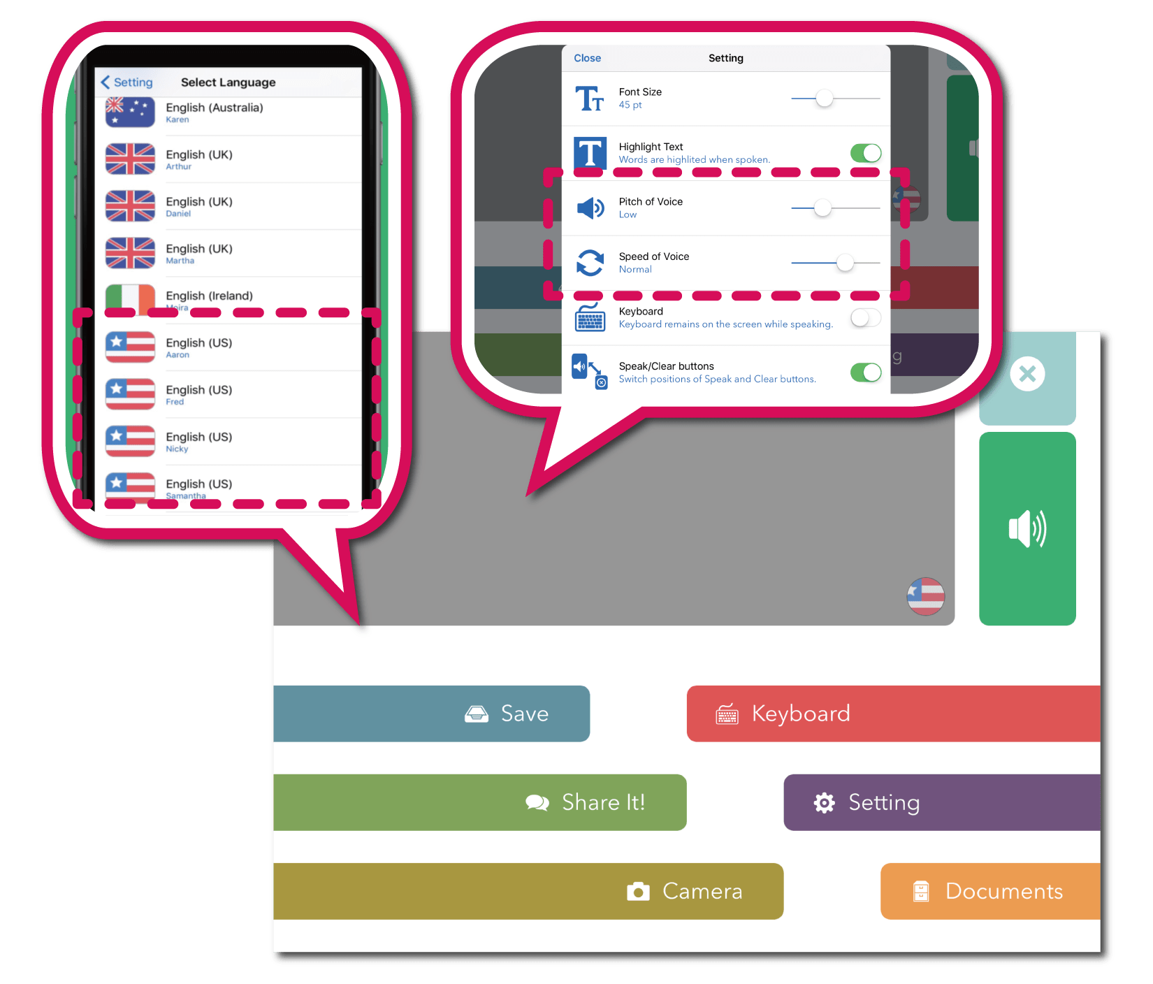 Voice4u Text-To-Speech (TTS) App with natural sounding voice | Voice4u