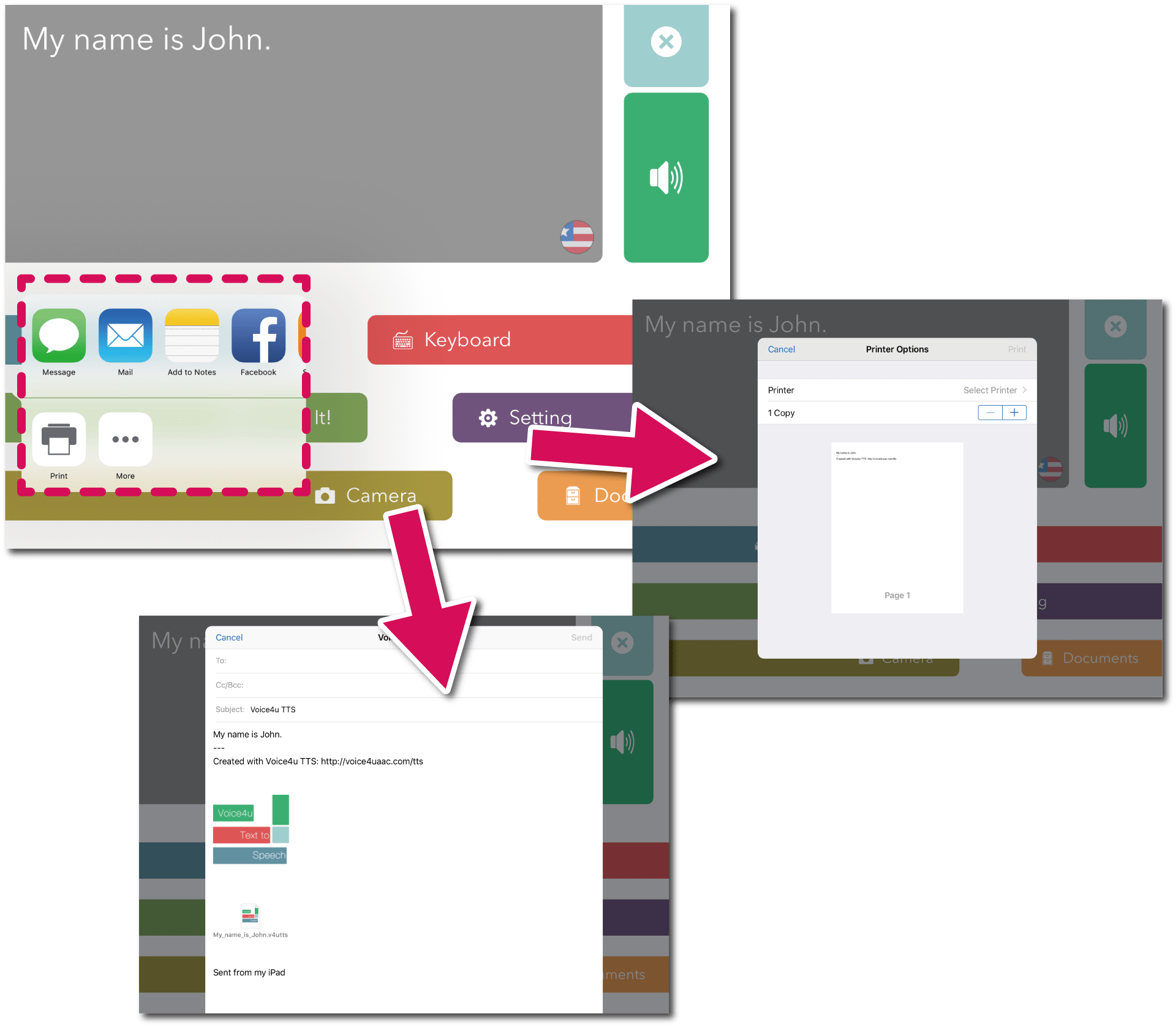 Voice4u Text-To-Speech (TTS) App with natural sounding voice | Voice4u