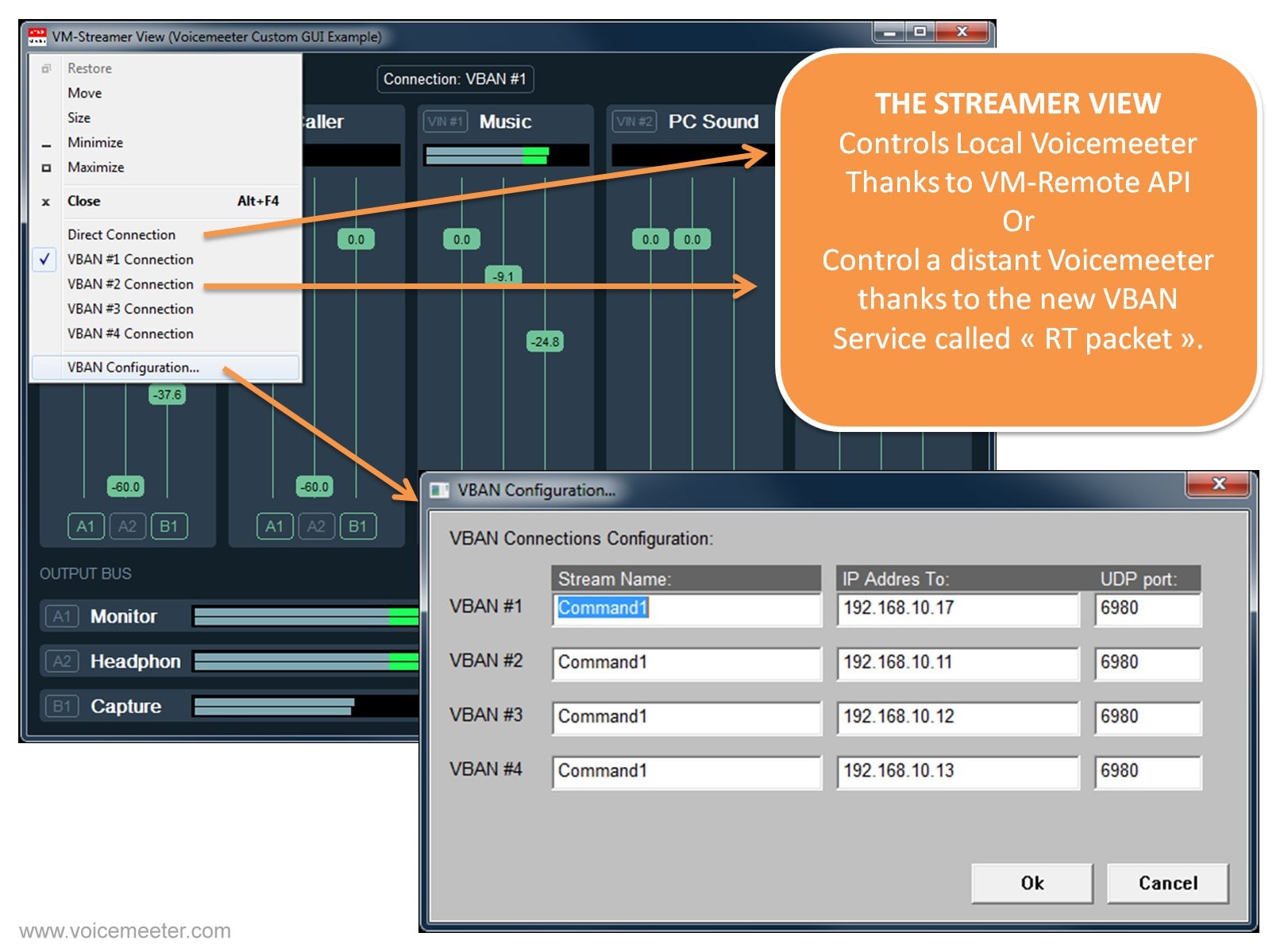 The VoiceMeeter Streamer View VOICEMEETER by VBAUDIO