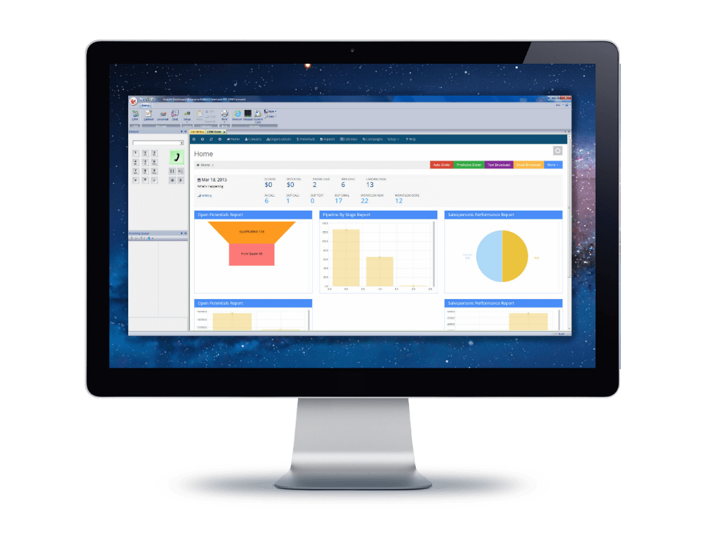 Making Outbound Calls Agent Dashboard