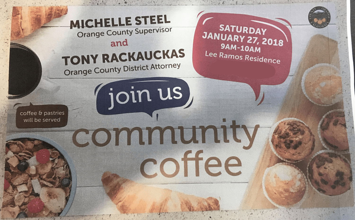 OC Supervisors Reject Most Proposed Limits on Taxpayer Mailers That Feature  Themselves