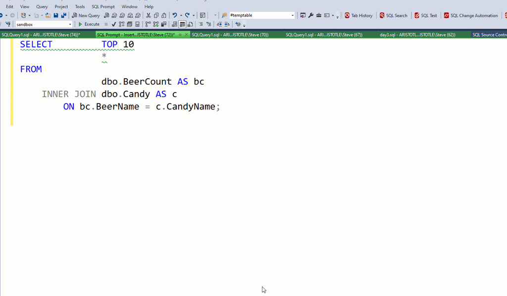 Quick NoLock with SQL Prompt SQLServerCentral