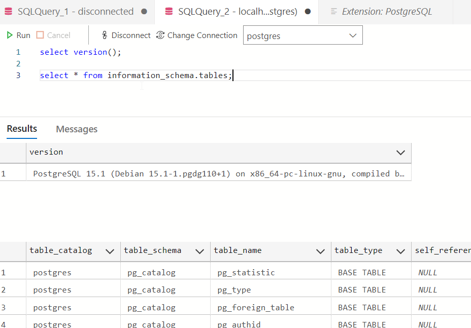 Connecting to PostgreSQL from Azure Data Studio Voice of the DBA