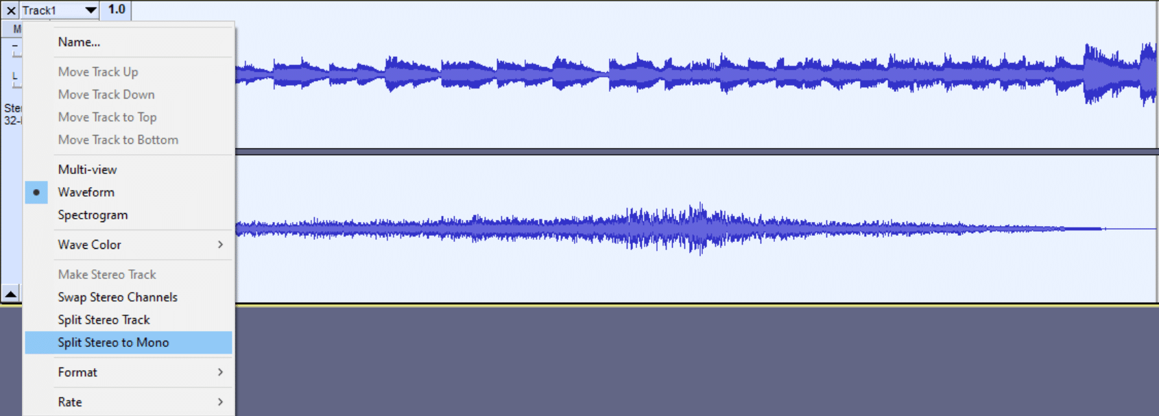 How to Convert Mono to Stereo in Audacity? Voice Over Tip