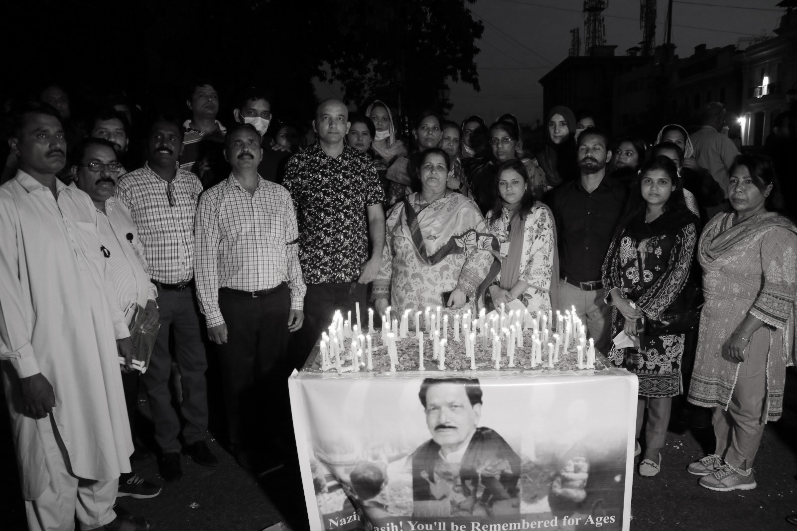 Photo Feature Protest held in Lahore over Sargodha incident