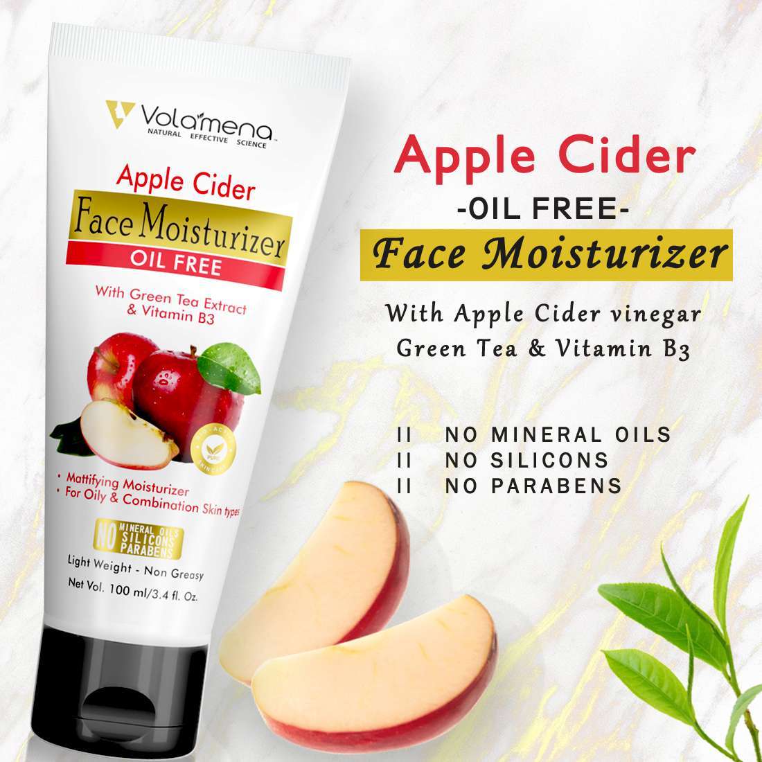 Apple Cider Vinegar Face Cream 100 ml Volamena