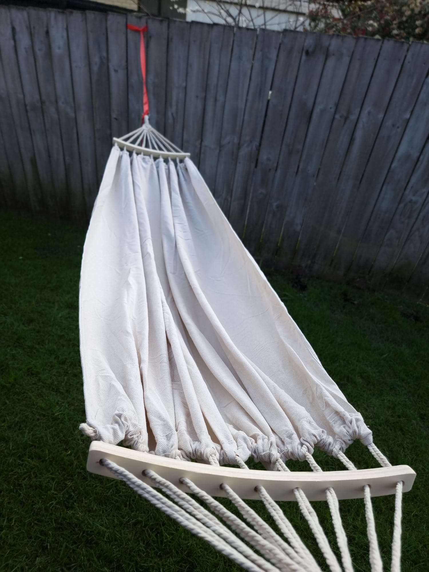 Cotton hammock with spreader bars VOLANS