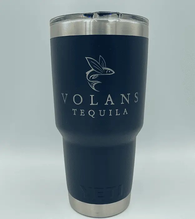 Volans Tequila YETI Rambler 30oz Tumbler with Mag Slide Lid Navy