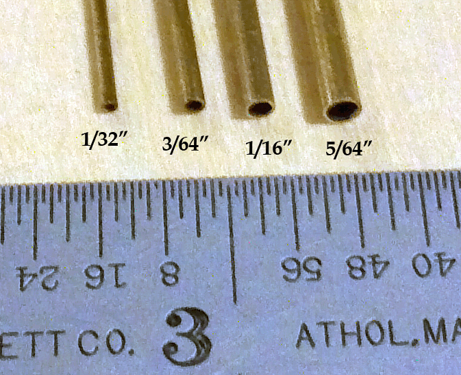 Thin Wall Brass Tubing Choose Size Volaré Products