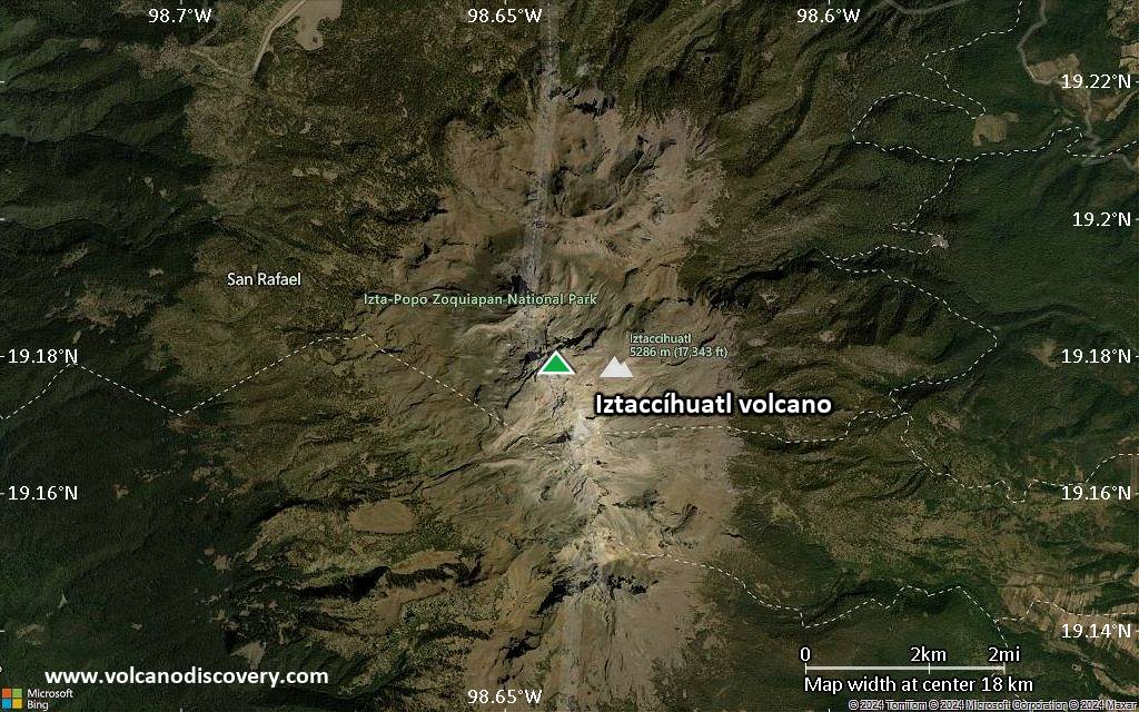 Iztaccíhuatl Volcan, Central Mexico Infos VolcanoAdventures