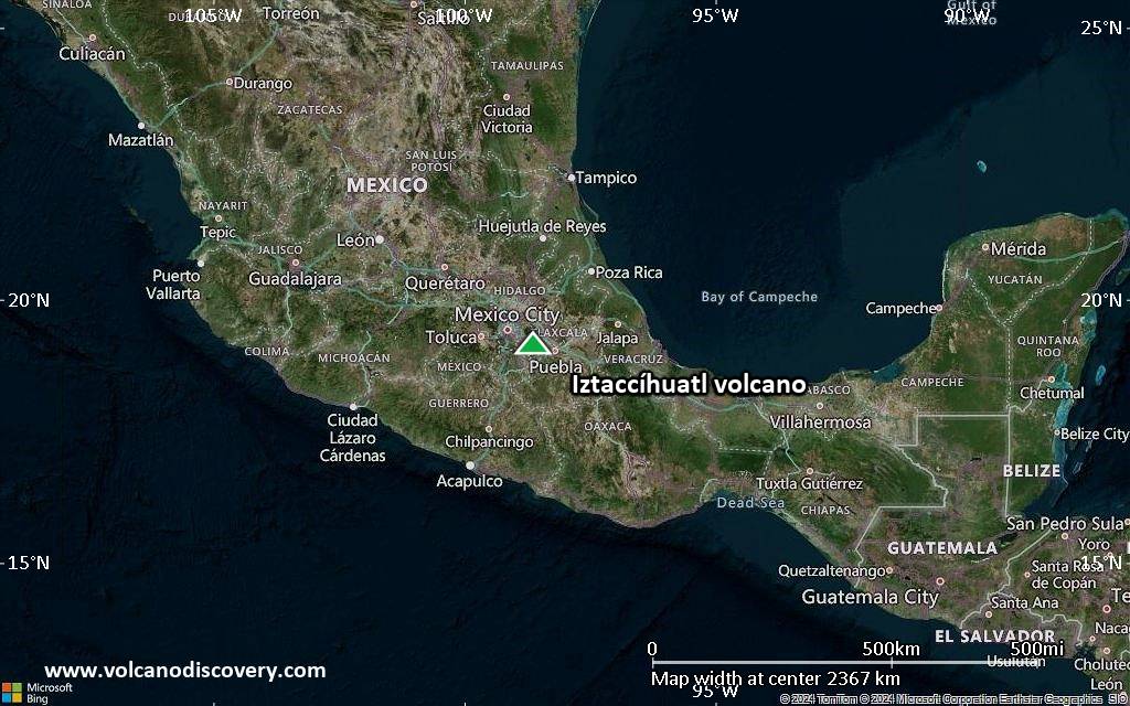 Iztaccíhuatl Volcan, Central Mexico Infos VolcanoAdventures