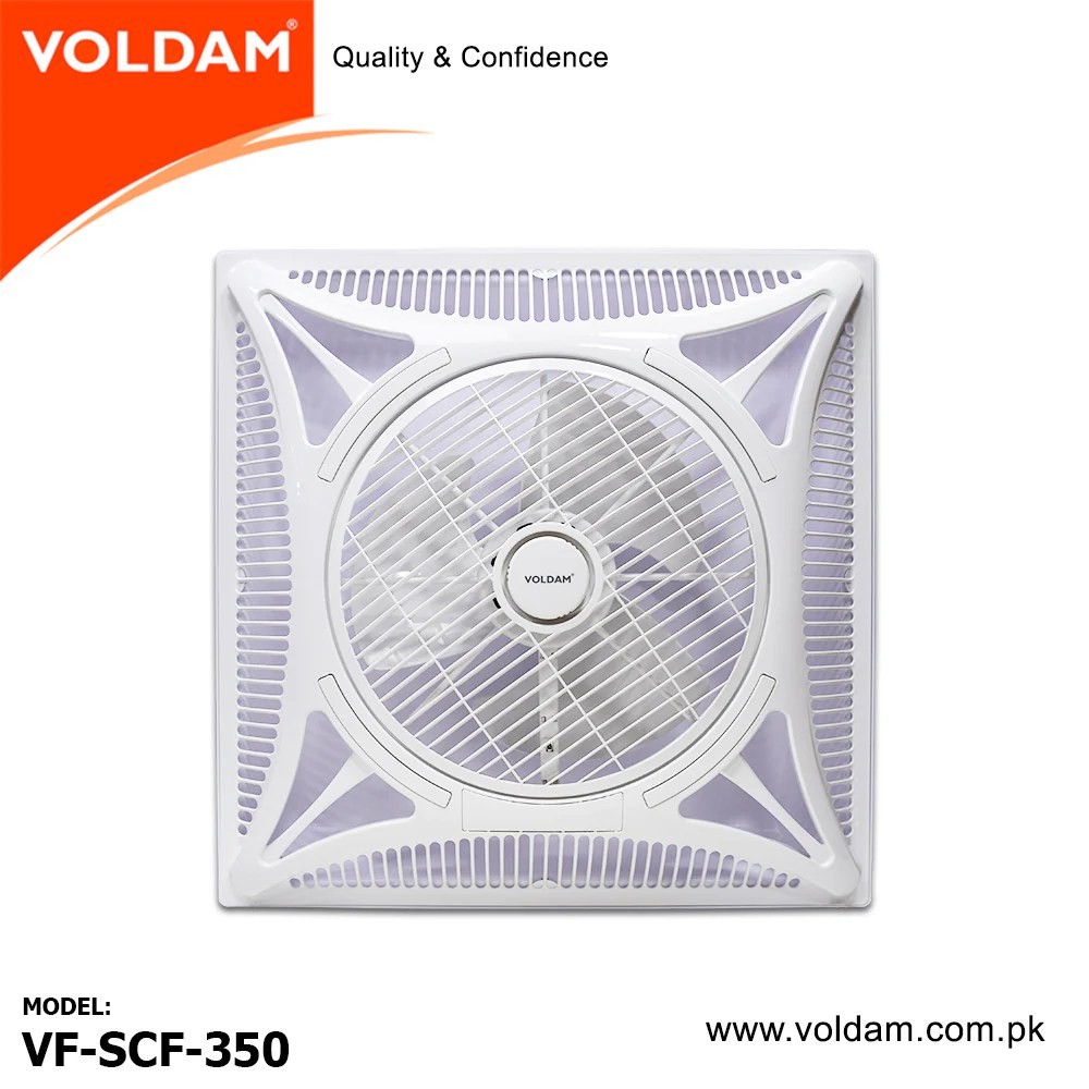 Voldam False Ceiling Fan 14" 2x2 Super Slim VOLDAM