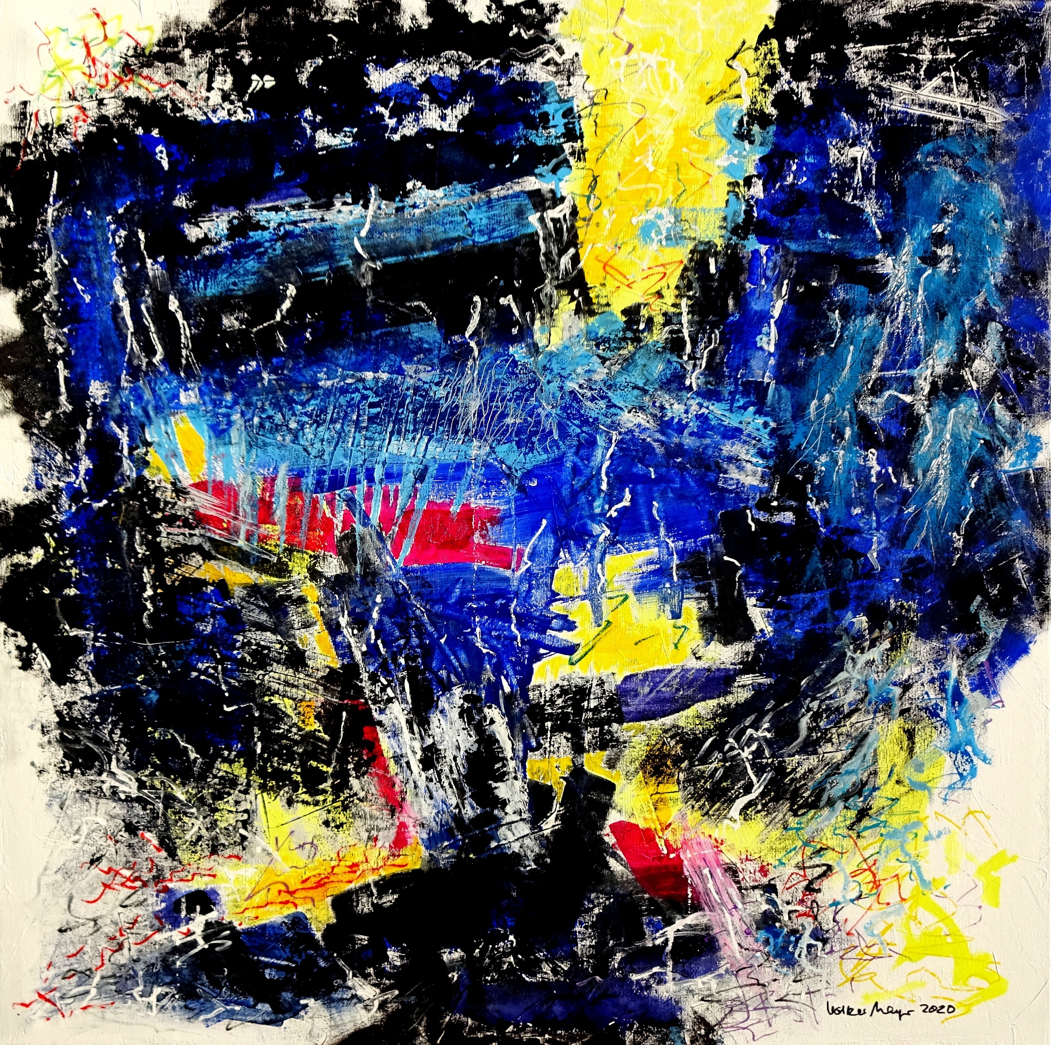 Volker Mayr Abstrakte Kunst Moderne Kunst Olgemalde Non Figurative Few Semi Abstract Paintings Volker Mayr