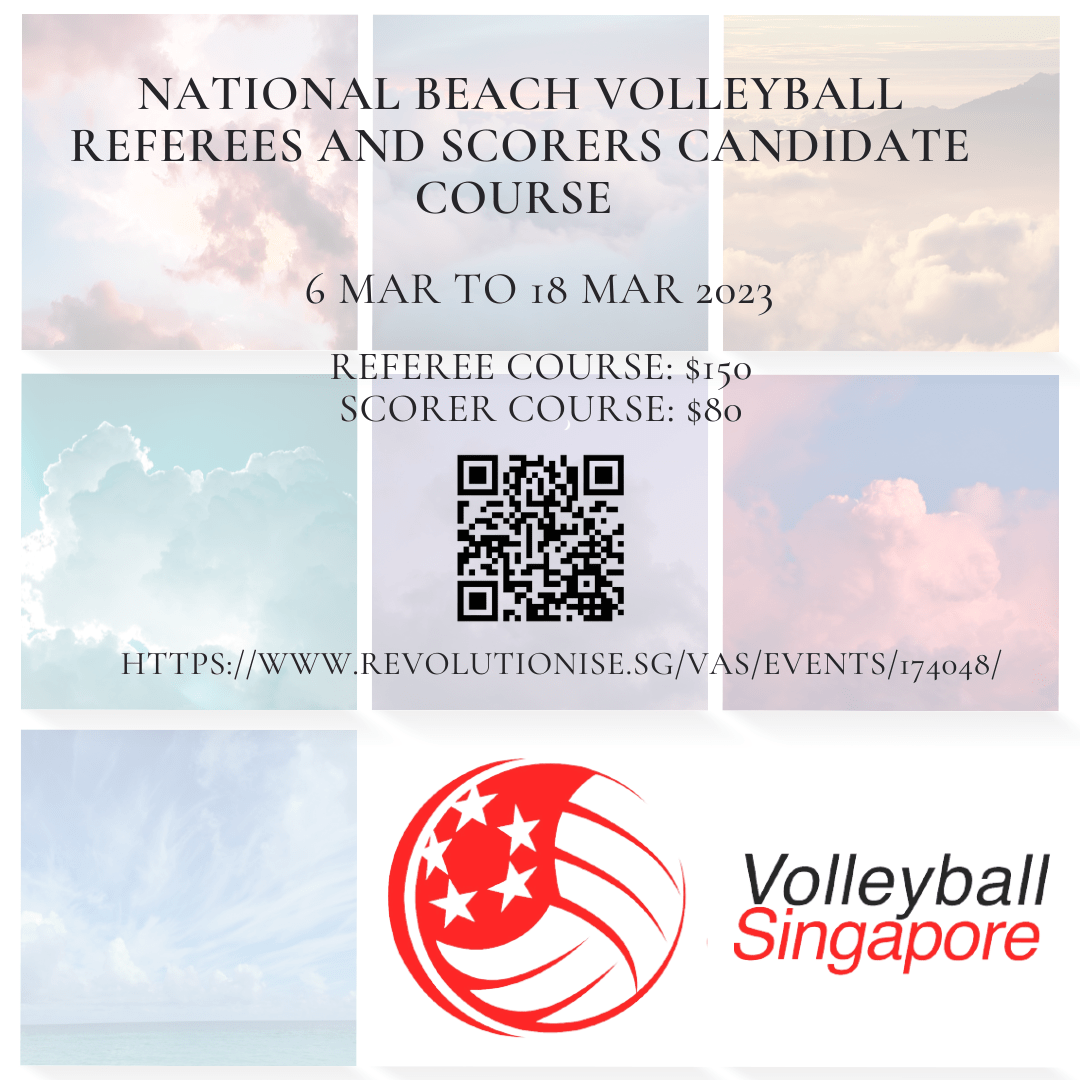 National Beach Volleyball Referee and Scorer Candidates Course 2023 VAS