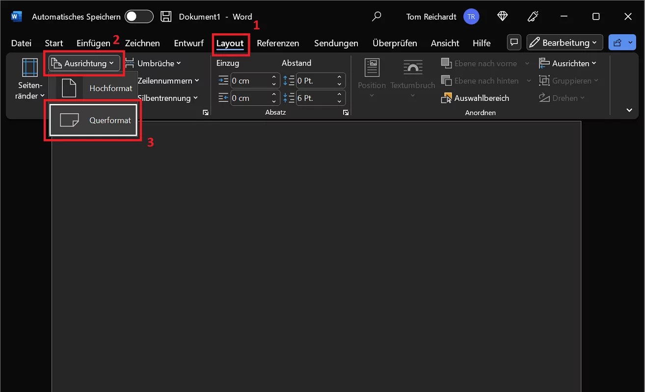 ᐅ Word Querformat Anleitung & Tipps