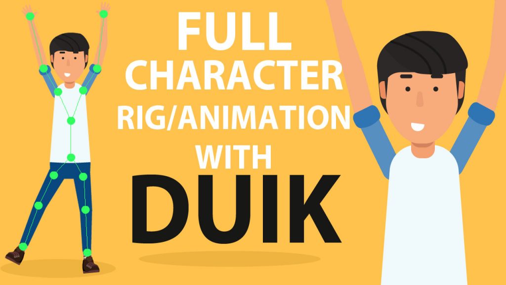 Full Character Rig and Animation Tutorial with DUIK CG Animation